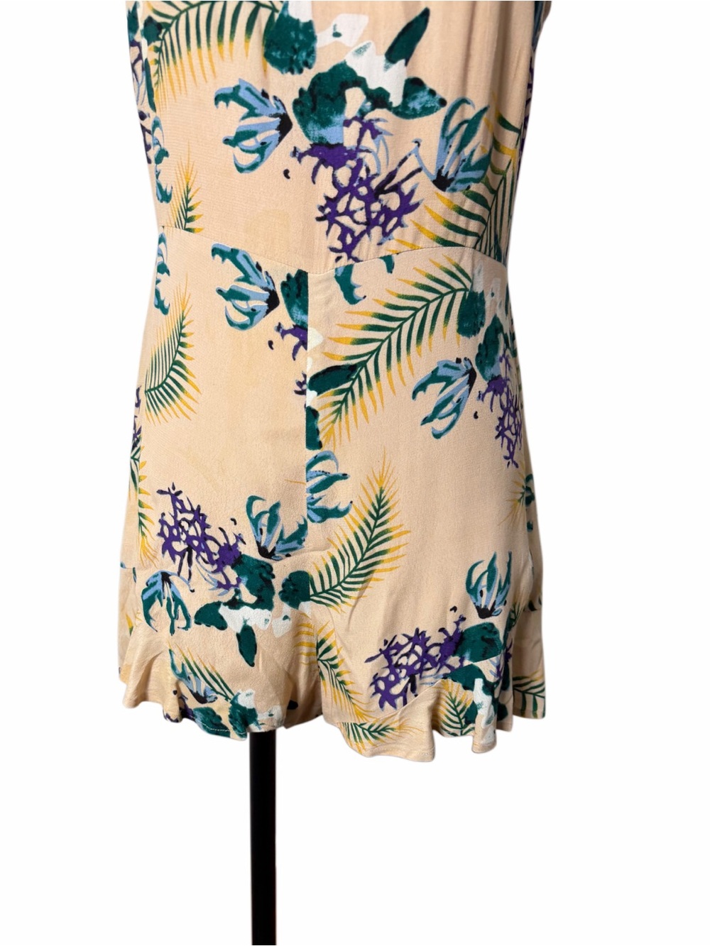 For Love  & Lemons Pina Colada Floral Romper - Picture 5 of 7